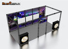 Attractive Aluminum Trade Show Booth Tension Fabric Light Box For Expo