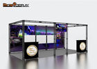 Attractive Aluminum Trade Show Booth Tension Fabric Light Box For Expo