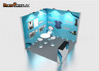 Waterproof Modular Trade Show Booth Design Two Open Side For Expo Exhibition