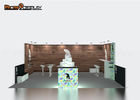 Aluminum Frame Trade Show Exhibit Booths Waterproof / Fireproof For Advertising