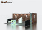 Aluminum Frame Trade Show Exhibit Booths Waterproof / Fireproof For Advertising