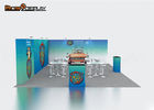 Lightweight Pop Up Exhibit Booth Display Backdrop Wall With Aluminum Alloy Frame