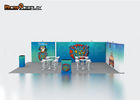 Lightweight Pop Up Exhibit Booth Display Backdrop Wall With Aluminum Alloy Frame