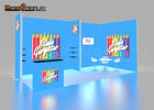 Foldable Portable Trade Show Booth 3x6m Aluminum Trade Show Booth Set Up