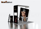Professional Custom Trade Show Booth Fire Resistant With Aluminum Alloy Frame