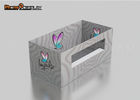 Popular Custom Trade Show Booth 3x3 Portable Tension Fabric Booth With Aluminum Tube