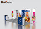 Durable Portable Exhibition Booth 3x6 Aluminum Frame With Tension Fabric
