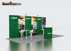 3x3 Fabric Printing Pop Up Exhibit Booth Straight Display Wall CE Approved