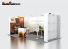 Custom Printed Trade Show Exhibit Booths / Portable Pop Up Display Stands For Exhibition