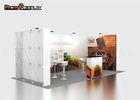 Custom Printed Trade Show Exhibit Booths / Portable Pop Up Display Stands For Exhibition