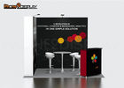 Trade Show Pop Up Exhibit Booth 8ft/10ft/20ft Size Aluminum Material For Advertising