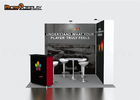 Trade Show Pop Up Exhibit Booth 8ft/10ft/20ft Size Aluminum Material For Advertising