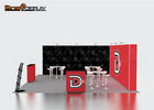 Durable Backlit Trade Show Booth Set Up 10x10 With Aluminum Alloy Frame