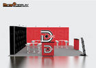 Durable Backlit Trade Show Booth Set Up 10x10 With Aluminum Alloy Frame