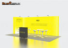 Aluminum Extrusion LED Trade Show Booths 10x10 Easy Set Up CE Approved