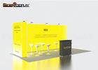 Aluminum Extrusion LED Trade Show Booths 10x10 Easy Set Up CE Approved