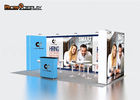 Square Style Backlit Trade Show Booth Portable Tension Fabric Display