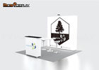 Portable Backlit Trade Show Booth Easy Set Up Pop Up Exhibition Stands