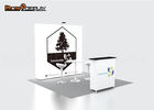 Portable Backlit Trade Show Booth Easy Set Up Pop Up Exhibition Stands