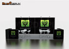 Easy Install Trade Fair Stand Design 3*6m Modular Booth Design SGS Approved