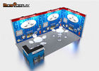 Simple Design Modular Trade Show Booth Set Up Fabric Material Trade Fair Display