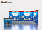 Simple Design Modular Trade Show Booth Set Up Fabric Material Trade Fair Display