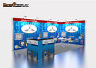 Simple Design Modular Trade Show Booth Set Up Fabric Material Trade Fair Display