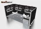 Portable Modular Trade Show Booth 3x3 Exhibition Stand Size Easy Set Up