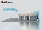 Modular Exhibition Booth Design , Aluminum Advertising Custom Made Trade Show Booth