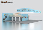 Modular Exhibition Booth Design , Aluminum Advertising Custom Made Trade Show Booth