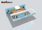 Modular Exhibition Booth Design , Aluminum Advertising Custom Made Trade Show Booth