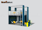 Aluminium Double Decker Trade Show Booth / Portable Modular Booth Design