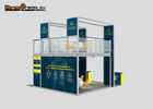 Aluminium Double Decker Trade Show Booth / Portable Modular Booth Design