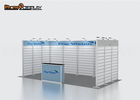 Advertising Event Booth Design , Aluminum Panel Small Trade Show Booth