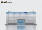 Advertising Event Booth Design , Aluminum Panel Small Trade Show Booth