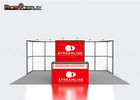 Durable Cool Trade Show Booths Thin Slatwall Custom Portable Exhibition Stall