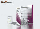 Easy Exhibit Slatwall Trade Show Booths With CMYK Heat Transfer Printing