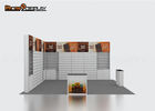 20x20 Slatwall Trade Show Booths Aluminum Alloy Frame For Advertising Exhibition