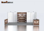 20*10FT Slatwall Trade Show Booths Easy Transport For Exhibition System