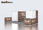 20*10FT Slatwall Trade Show Booths Easy Transport For Exhibition System
