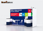 Aluminum Trade Show Portable Backlit Cosmetics Exhibition Booth