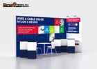 Aluminum Trade Show Portable Backlit Cosmetics Exhibition Booth
