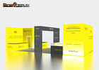 3x3m Small Trade Show Booth Equipment Easy Set Up Custom Color For Exhibition