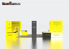 3x3m Small Trade Show Booth Equipment Easy Set Up Custom Color For Exhibition