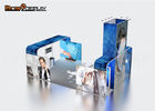 Backlit Fabric 10x10 Trade Show Booth Design For Outdoor Advertising