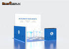 Frameless Modular Trade Show Booth Manufacturers With LED Light Box Backlit