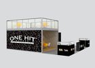 Quick Set Up Double Decker Trade Show Booth Custom Color For Exhibition