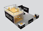 Quick Set Up Double Decker Trade Show Booth Custom Color For Exhibition