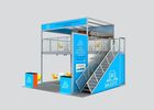 Standard Double Decker Trade Show Booth Size Custom Exhibition Stands