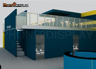 Portable Double Decker Trade Show Booth Color Custom Aluminum Fair Stand